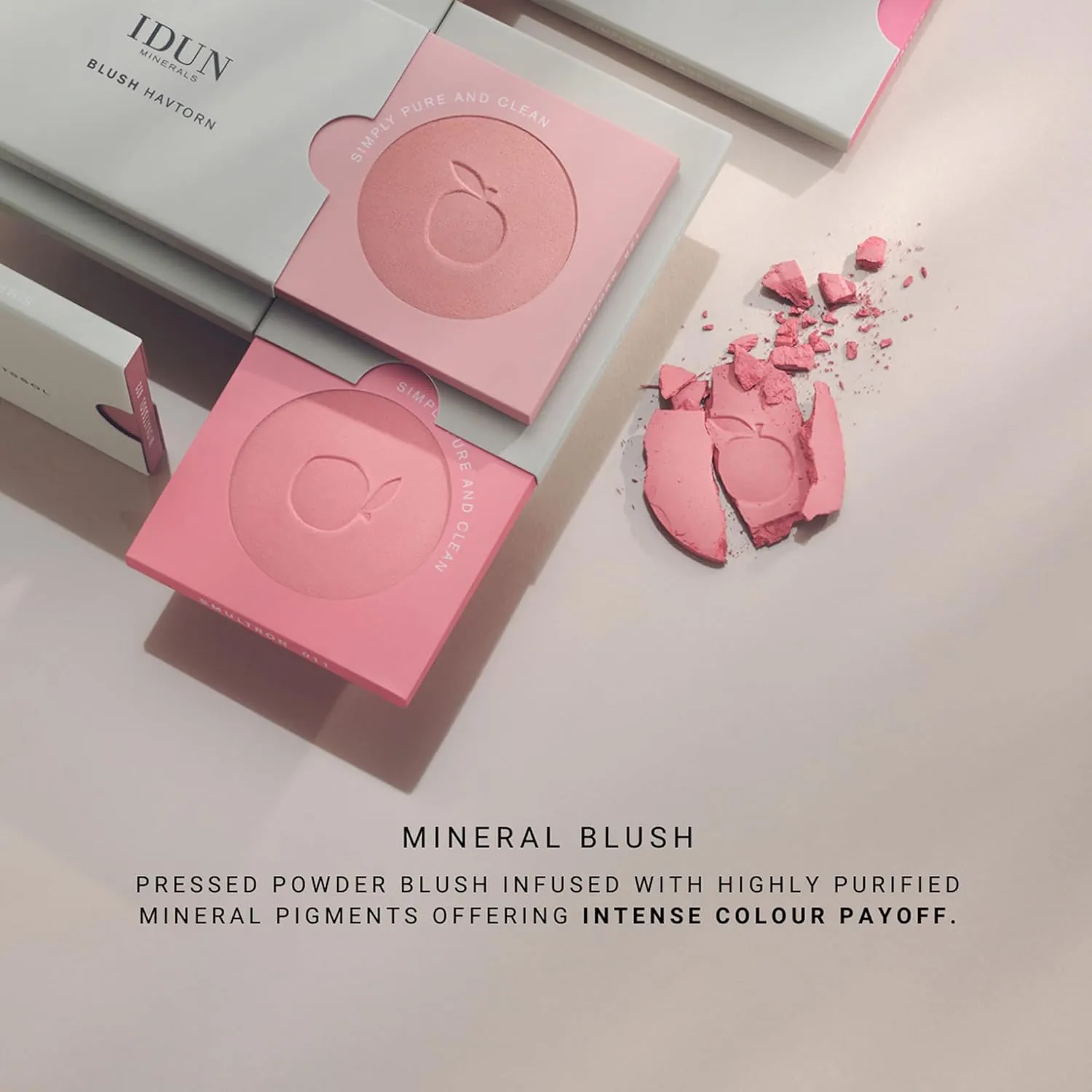 Mineral Blush - Pressed Powder - Glides On Smoothly - Offering Intense Color Payoff And Naturally Healthy Skin - Hallon - 0.18 Oz, Rosy Pink, (I0100276)