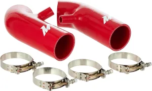 Mishimoto MMHOSE-370Z-09AIRD Air Intake Hose Kit Compatible With Nissan 370Z 2009-2020 Red