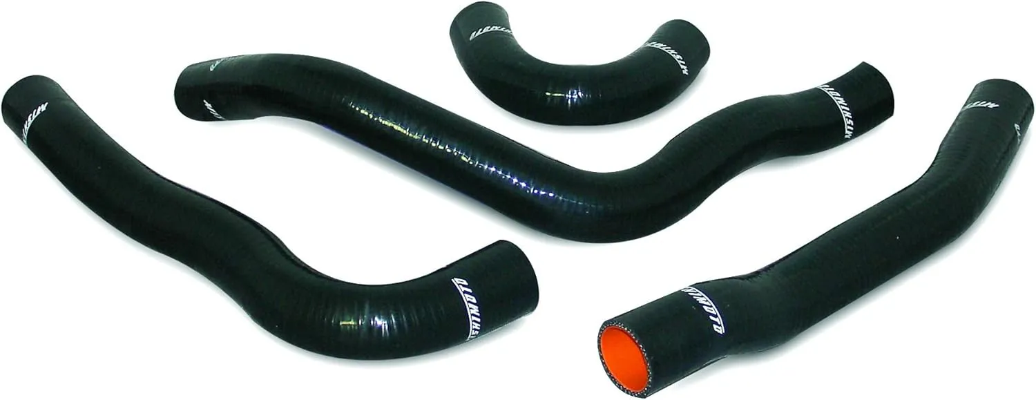 Mishimoto MMHOSE-EVO-10BK Silicone Radiator Hose Kit Compatible With Mitsubishi Lancer Evo X 2008-2015 Black