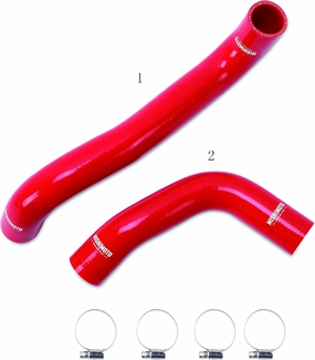Mishimoto Silicone Radiator Hose Kit Compatible with Subaru STI 2008-2021 Red