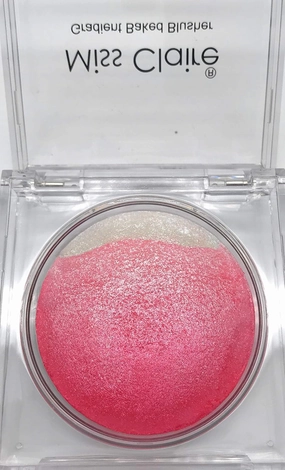 Miss Claire Gradient Baked Blusher 3, Pink, 10 grams, Pink, 10 g