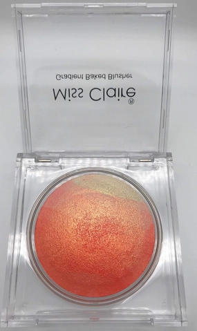 Miss Claire Gradient Baked Blusher 5, Orange, 10 grams, Orange, 10 g