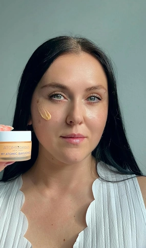 MY ATOMIC BAKUCHIOL Cream for Eyes, Face and Neck – Bakuchiol   Purified Quinoa Seed Polysaccharides | Anti-Aging, Lifting & Brightening | Retinol Alternative | Vegan & Dermatologically Tested – 45ml
