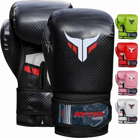 Mytra Fusion Boxing Gloves for Men, Women & Junior Training, Punching Bag, Sparring, Kickboxing, Fighting, Muay Thai, Bag Gloves