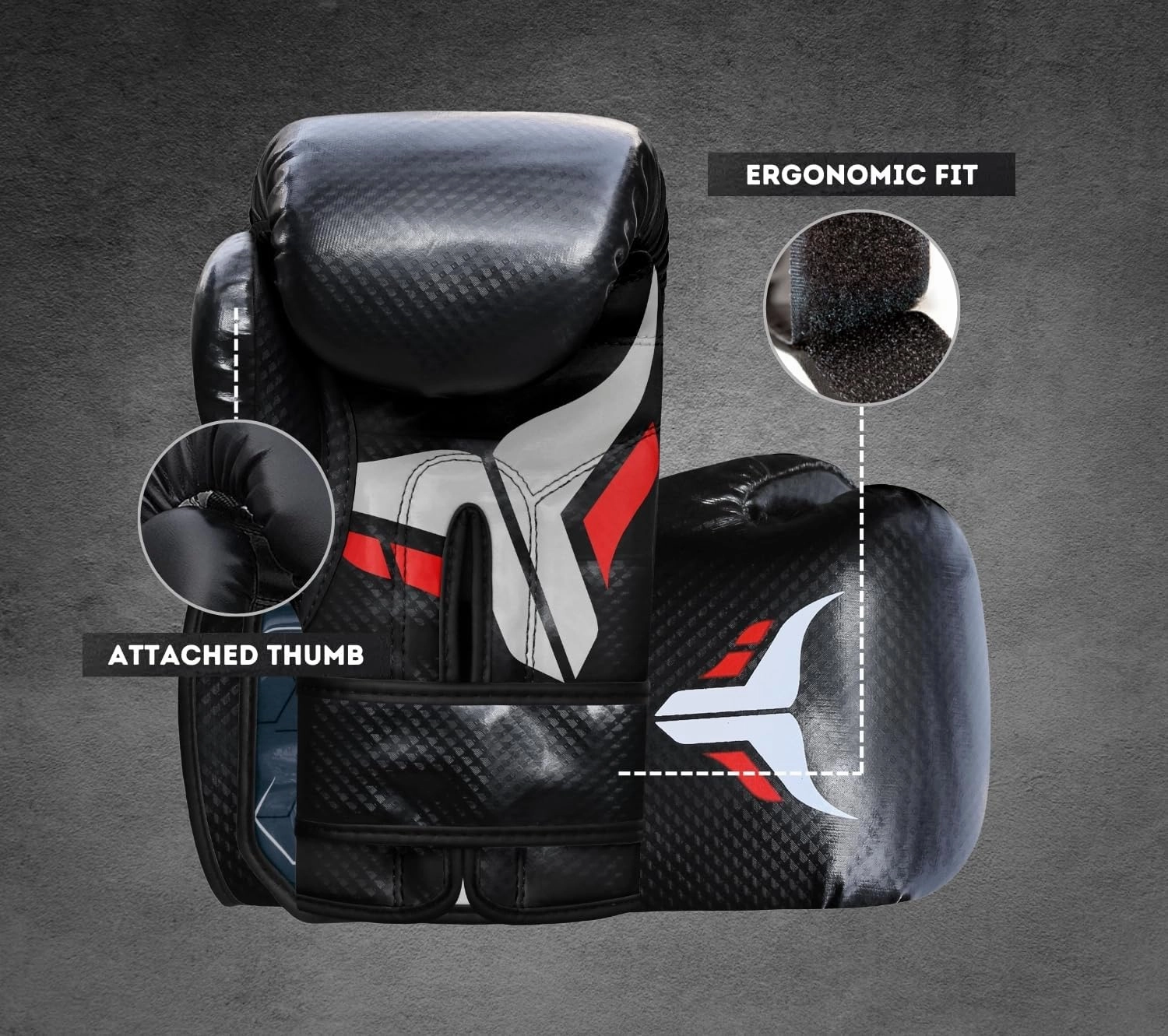 Mytra Fusion Boxing Gloves for Men, Women & Junior Training, Punching Bag, Sparring, Kickboxing, Fighting, Muay Thai, Bag Gloves