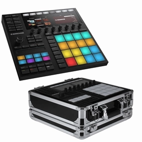 Native Instruments MASCHINE MK3 – Groove Production Studio (Black)   Odyssey Innovative Designs Native Instruments Maschine MK3 Carrying Case (Black)