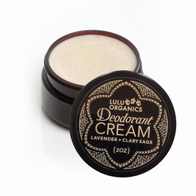 Natural Deodorant Cream – Aluminum and Cruelty Free, Long Lasting Odor for Women and Men, Vegan Formula, Gentle on Sensitive Skin, Non Toxic and Eco-Friendly, Lavender & Clary Sage, 2oz