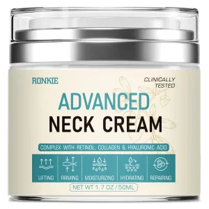 Neck Cream for Tightening Firming: Instant Face Lift Cream - Wrinkle Cream for Women- Anti Wrinkle Cream with Retinol Collagen & Hyaluronic Acid - Lifting, Firming & Hydrating - 1.7 FL OZ