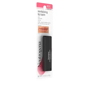 Neutrogena Revitalizing and Moisturizing Tinted Lip Balm with Sun Protective Broad Spectrum SPF 20 Sunscreen, Lip Soothing Balm with a Sheer Tint in Color Healthy Blush 20, 15 oz (Pack of 2)
