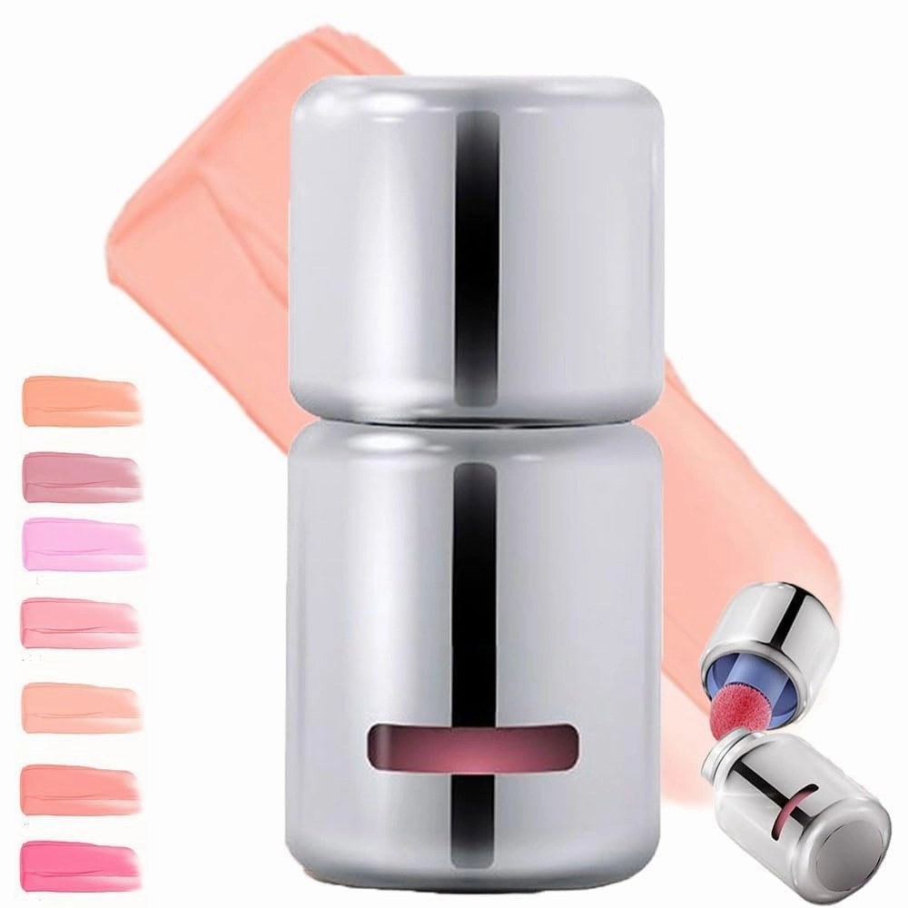 New Jelly Color Liquid Blushes,Highlight Contour 3 in 1 for Women,Matte Nude Makeup Blusher Cream,Long-Wearing Sweat Proof for Cheeks