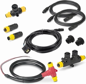 NMEA 2000 Starter Kit and Engine Interface Cable for Yamaha Outboard Engine 2006-2023 Bundle, Dual Tees Kits Terminators Marine 2K Network for Lowrance Garmin Replace# 000-0120-37 3004.6865