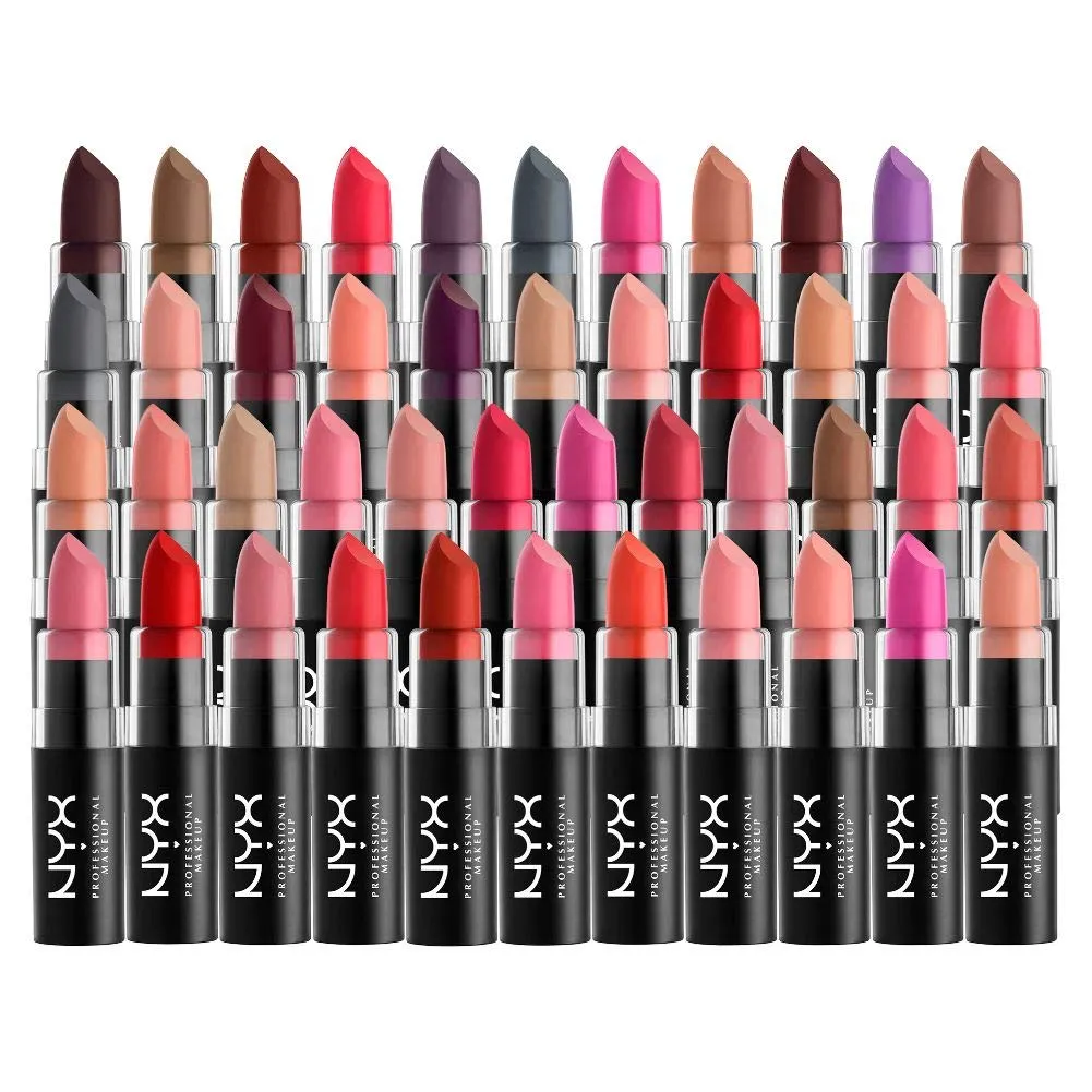 NYX PROFESSIONAL MAKEUP Matte Lipstick - Eden (Bright Blue-Red)