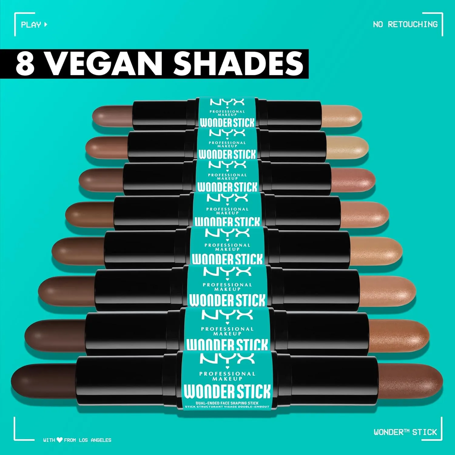 NYX PROFESSIONAL MAKEUP Wonder Stick, Face Shaping & Contouring Stick - Medium
