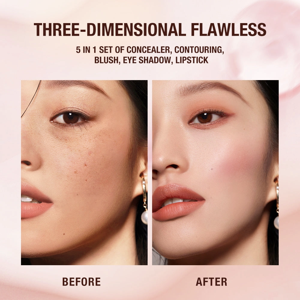 O.TWO.O New Makeup Pallete Of Concealer Contour Blush Cream