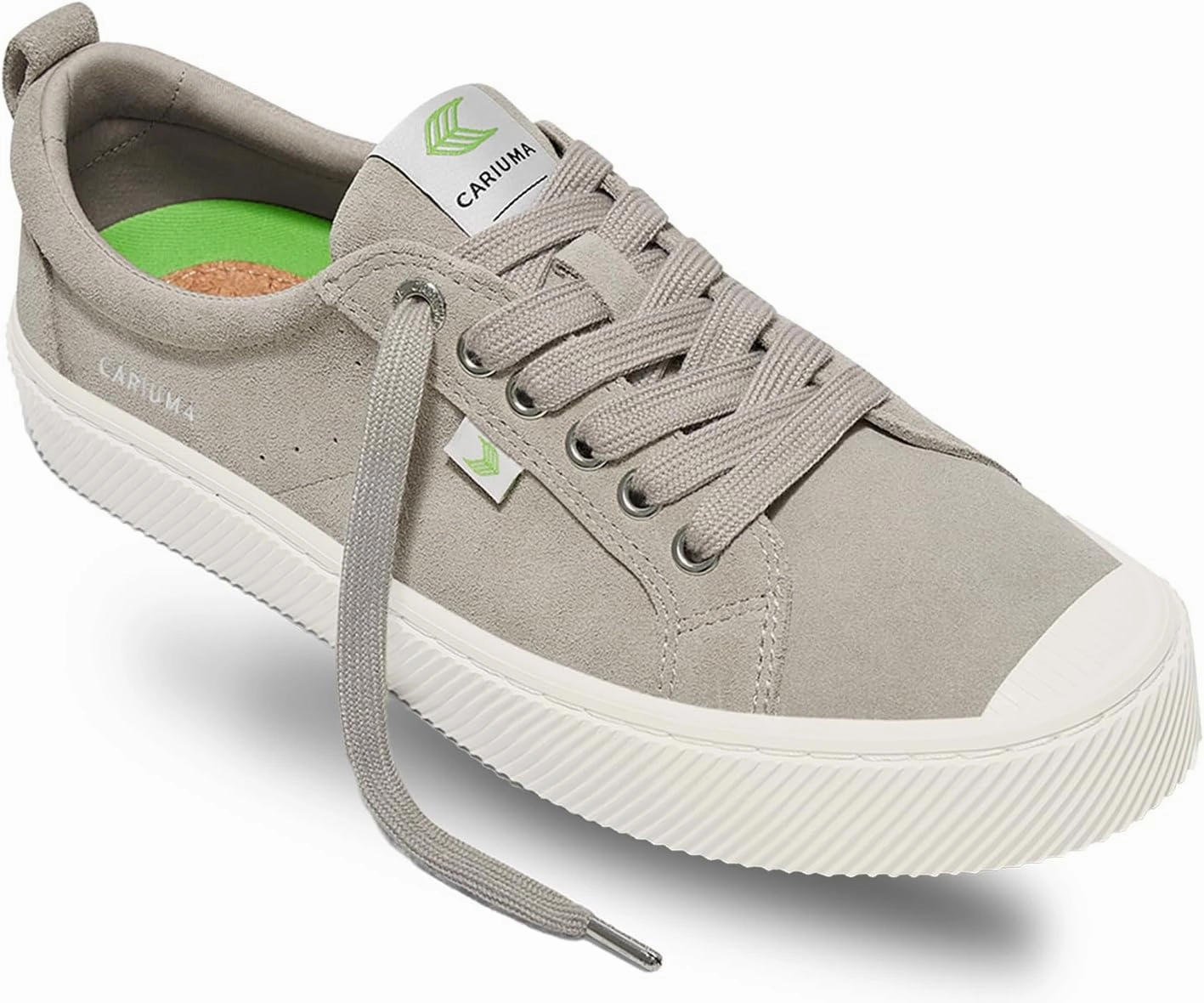 OCA Low Suede Sneakers, Comfortable Shoes for Women, Lightweight & Sustainable, Versatile Casual Footwear with 100% Vegan Insoles, Rubber