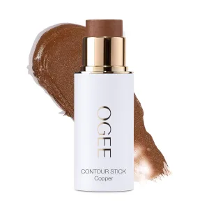 Ogee Sculpted Face Stick (COPPER - RADIANT COCOA) Certified Organic Bronzer Stick & Contour Makeup - Multi-Use Bronzer Stick for Face