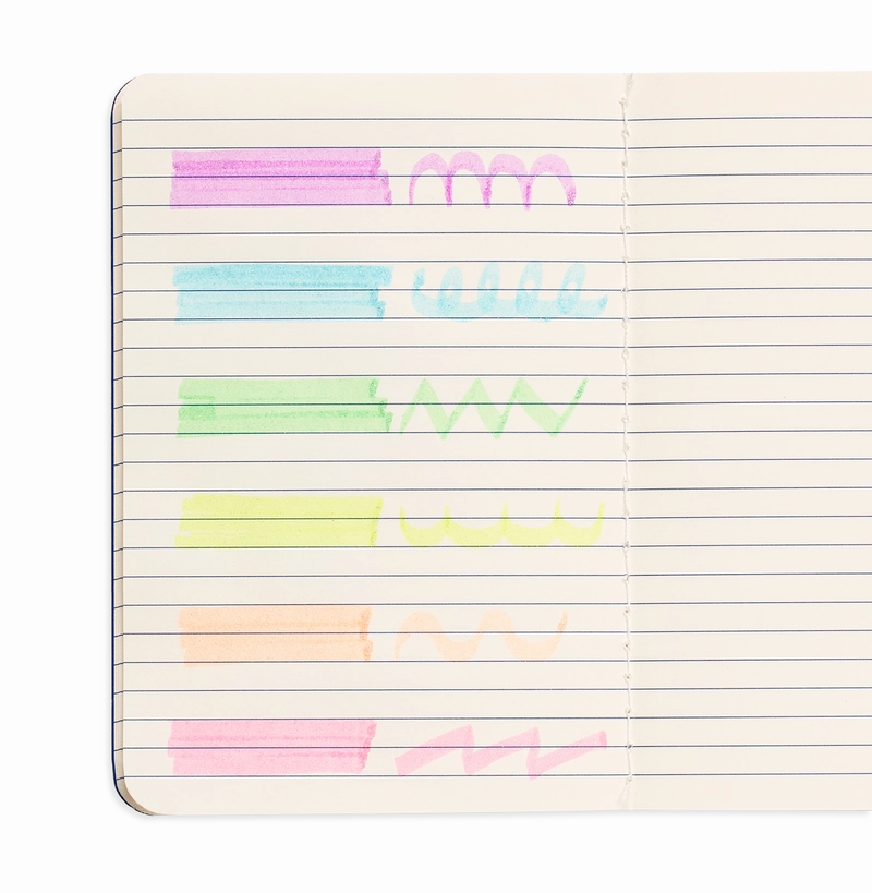Oh-My-Glitter! Liquid Neon Glitter Highlighters Set of 6