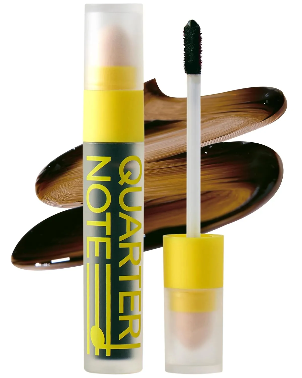 One Day Tinted Shading Korean Vegan, Waterproof, and Long-Lasting Contour Makeup Stick with Smudging Sponge Tip for Warm Underton and Light Tone - Ash Gray Brown