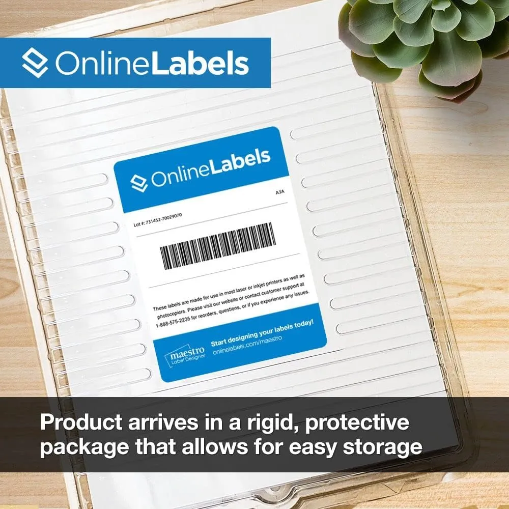 Online Labels 6.78 x 4.75 and 3.5 x 3.75 Shipping Labels - Compatible with USPS Click-N-Ship - Pack of 100 Sheets - Inkjet/Laser Printer