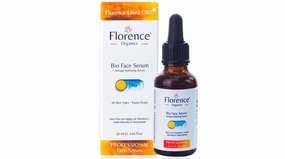 Organic Serum, Anti Aging, Hydration Professional Face Serum with Vitamin C, Day Use with Hyaluronic Acid for Face, Neck and Eye Contour, 30 ml., Florence Organics