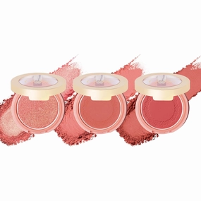 Oulac Coral Blush Makeup Set, Blush &Highlighter