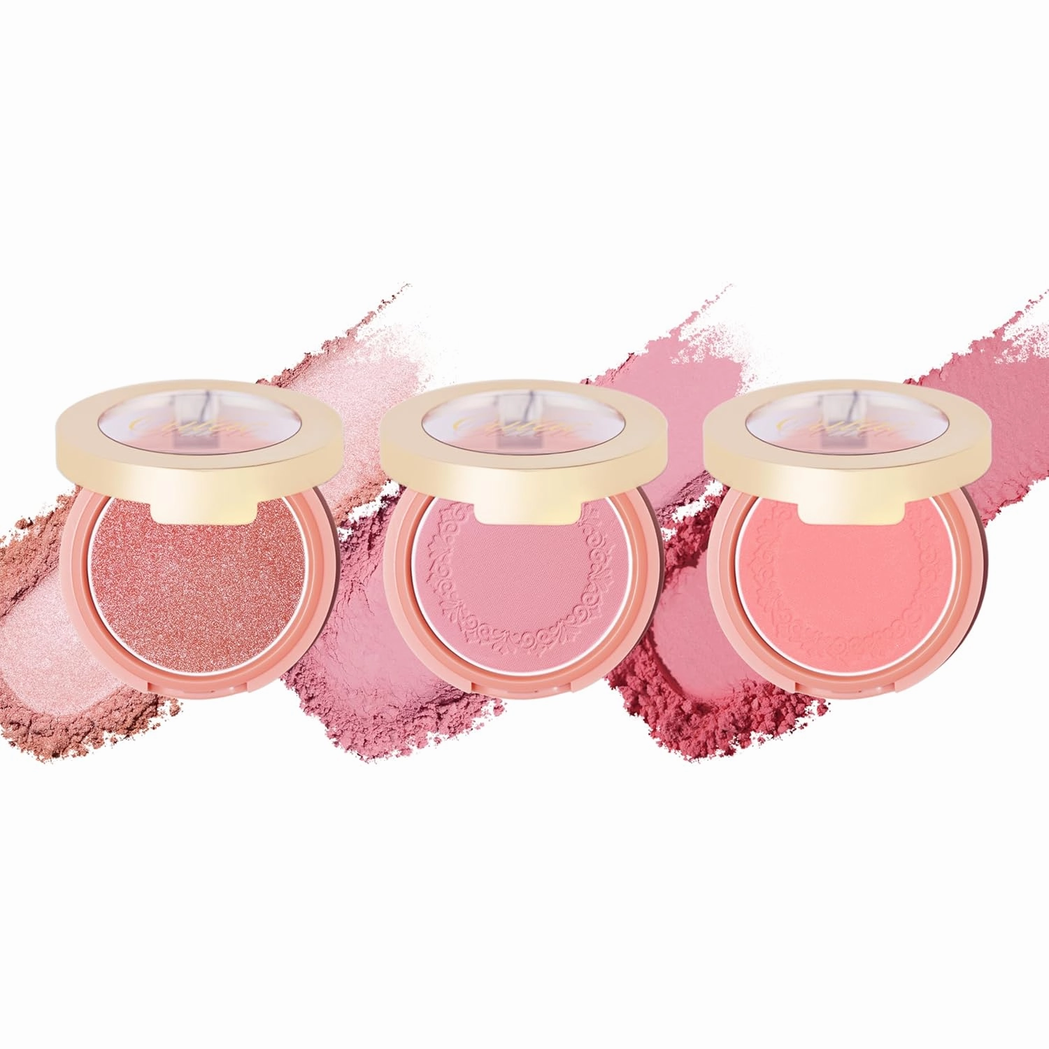 Oulac Soft Blush for Fair Skin, Natural Radiant Look, Daily Makeup Cosmetics
