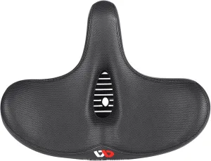 Oversized Comfortable Memory Foam Soft Wide Bicycle Saddle Hollow Ventilated Shock-Absorbing Cushion for Exercise Spin Stationary Sport Mountain Road Bikes Outdoor Bikes