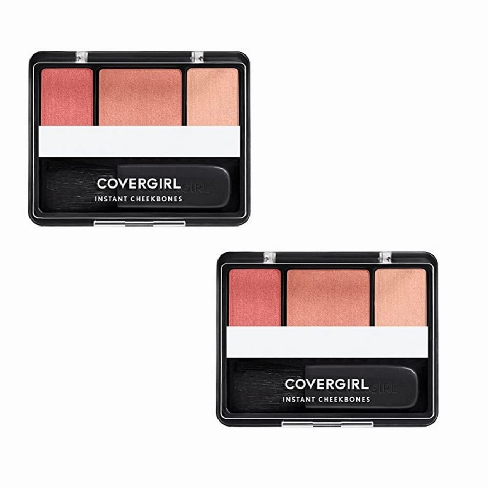 Pack of 2 CoverGirl Instant Cheekbones Contouring Blush, Purely Plum 220