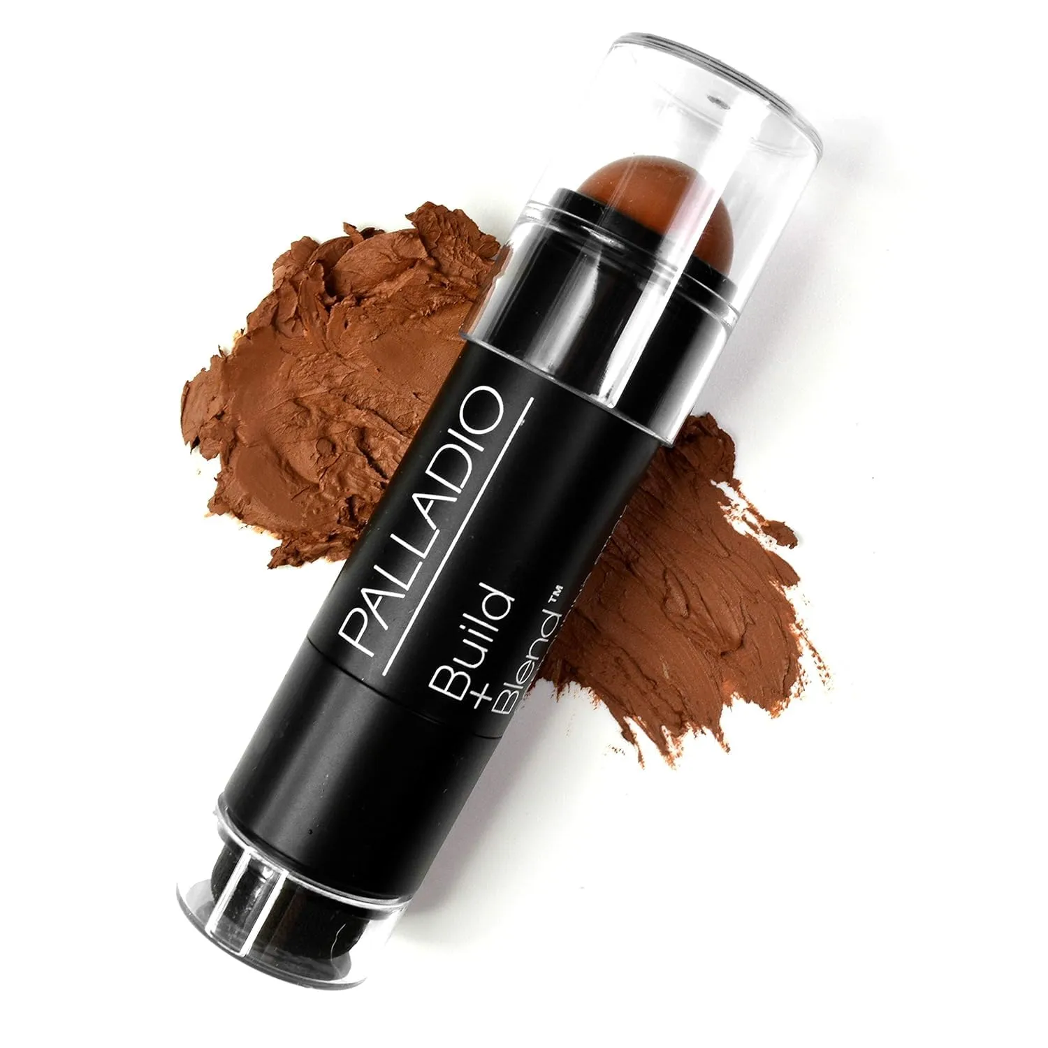 Palladio Contouring Makeup Stick BUILD   BLEND Contour Stick Makeup, Face Makeup for Perfect Sculpting Look, 0.23 Ounce (Amber Rose)