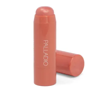 Palladio I'm Blushing 2-in-1 Cheek and Lip Tint, Buildable Lightweight Cream Blush, Sheer Multi Stick Hydrating formula, All day wear, Easy Application, Shimmery, Blends Perfectly onto Skin, Lovely