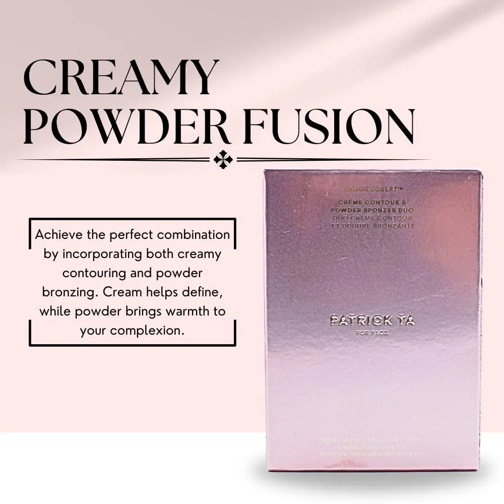 PATRICK TA Major Sculpt Crème Contour & Powder Bronzer Duo She's Statuesque