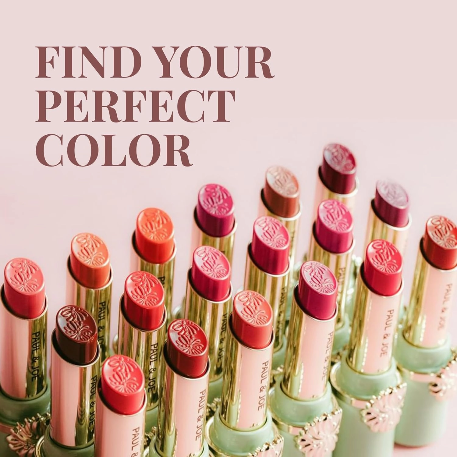 Paul & Joe Moisturizing Lipstick Refill Only, Case Sold Separately, Long Lasting Lipstick for Highly-Pigmented Lip Color, 02 Tulip Petals - Sweet and Heart-racing Tulip Pink Lip Stick, 0.10 oz