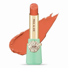 Paul & Joe Moisturizing Lipstick Refill Only, Case Sold Separately, Long Lasting Lipstick for Highly-Pigmented Lip Color, 14 Cat Sneeze - Gentle and Warm Coral Pink Lip Stick, 0.10 oz