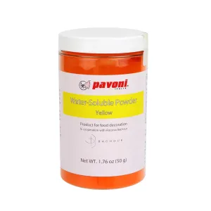 Pavoni Antonio Bachour Water Soluble Powder Food Color 50 Grams Yellow