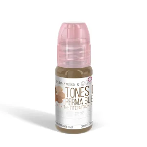 Perma Blend Permanent Makeup for Fitzpatrick Types 3-4, Used For Microblading and all Permanent Makeup Procedures, Professional Cosmetic Pigment - Brown Sugar, 0.5 oz