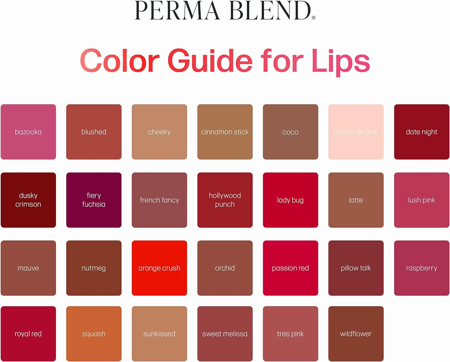 Perma Blend Red Tattoo Ink Set for Permanent Makeup - Lip Blush Microblading Kit - Tattoo Supplies for PMU - Includes Red Apple, Cherry & Cardinal - Vegan (0.5 oz Each)