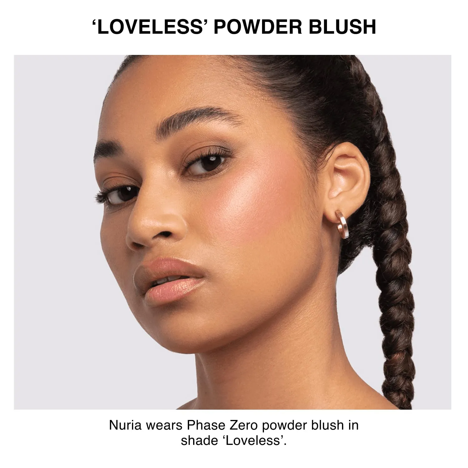 Phase Zero Makeup Powder Blusher - "Loveless" - 4g / 0.141 oz - Full Coverage, Natural Blush - Soft, Buildable Pink, Coral, Peach & Golden Hues - Matte & Shimmering Shades Gives Cheeks a Radiant Glow