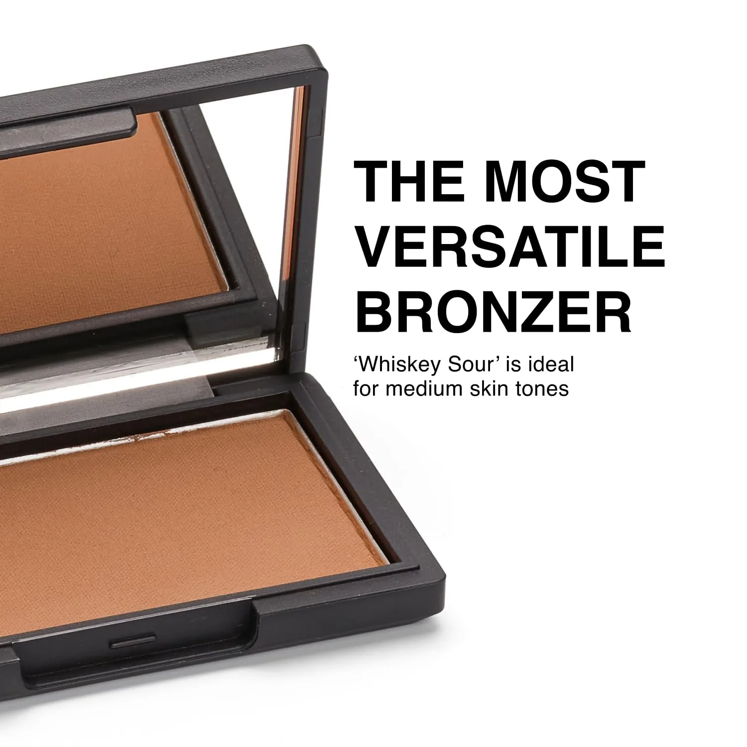 Phase Zero Makeup Powder Bronzer - "Whiskey Sour" - 4g / 0.141oz - For a Natural, Long Lasting, Healthy-looking glow