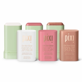 Pixi Beauty Radiance Ready On-the-Glow Trio: Blush, Bronzer, and Highlighter Routine