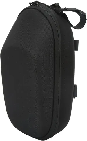 plplaaoo Bike Storage Bag EVA Nylon Sturdy Dual Purpose Handlebar Bag Large Capacity for Electric Scooter Balance Bike Durable Nylon EVA Material Adjustable Straps