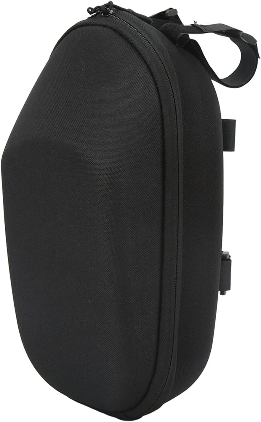 plplaaoo Bike Storage Bag EVA Nylon Sturdy Dual Purpose Handlebar Bag Large Capacity for Electric Scooter Balance Bike Durable Nylon EVA Material Adjustable Straps