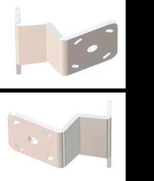 Power-Pole Dual Plate Kit S-2-6 White