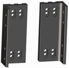 Power-Pole MtoS Dual Bracket 1'' Thick w/Slots Black