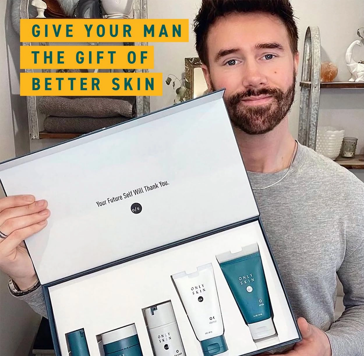 Premium Skin Care Kit, 5 Piece Kit Includes: Facial Cleanser, Exfoliating Scrub, Moisturizing Day Cream, Renewing Night Cream, Anti-Aging Eye Serum, Skincare Gift Set