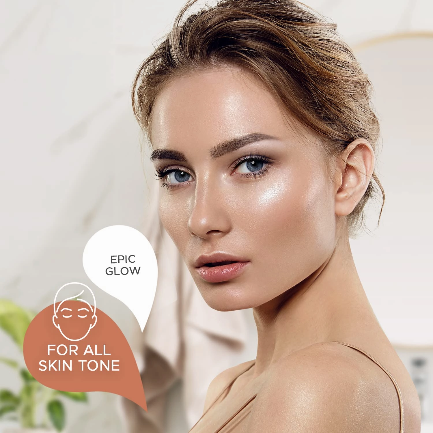 Pressed Highlighter By Give Them Lala- Highly Pigmented Powder Highlighter For Inner Corners, Cheekbones & Lips- Buildable Face Highlighter- Gluten-Free, Cruelty-Free & Vegan, Made In USA (Halo)