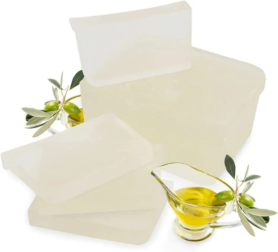 Primal Elements Olive Oil Soap Base - Moisturizing Melt and Pour Glycerin Soap Base for Crafting and Soap Making, Vegan, Cruelty Free, Easy to Cut - 5 Pound