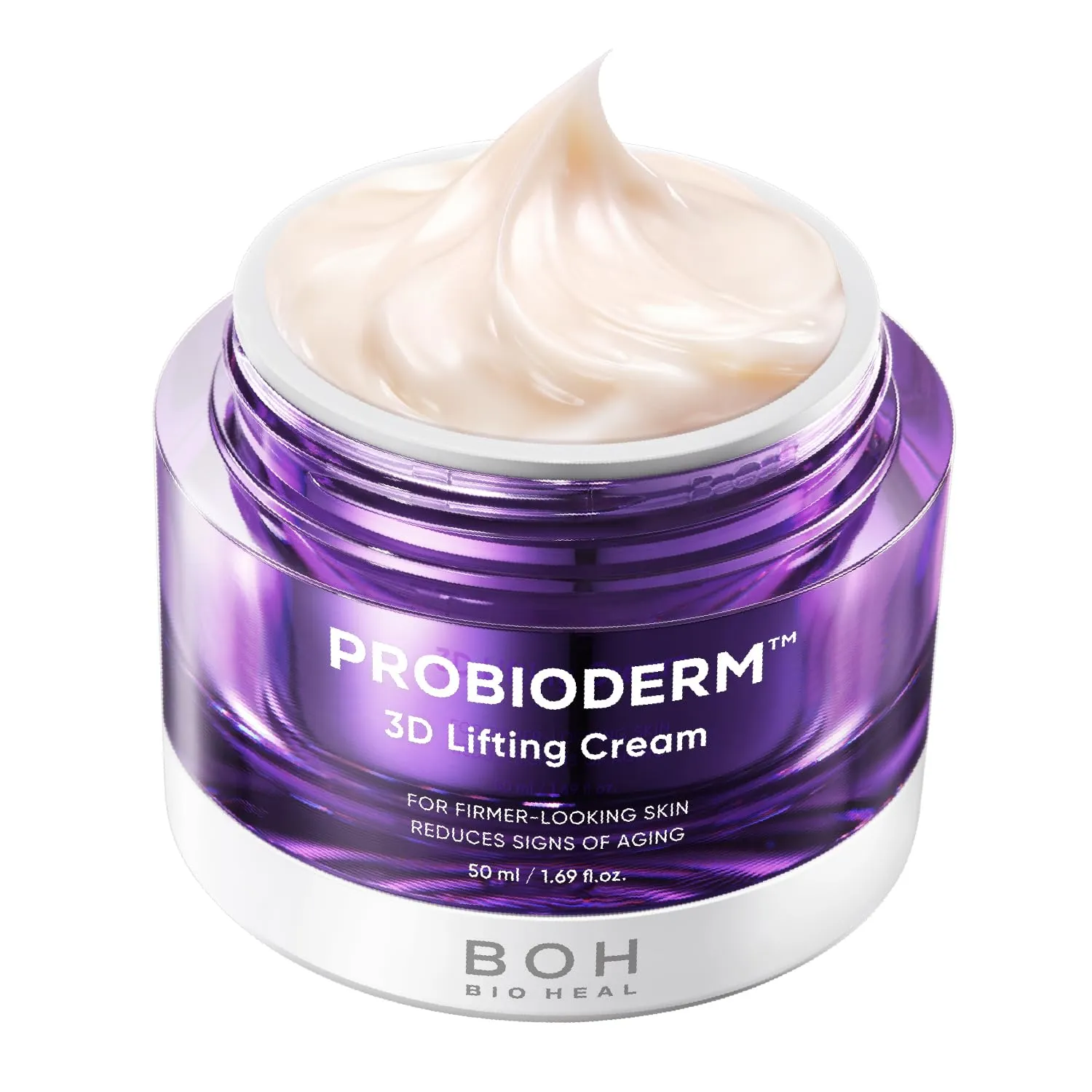 Probioderm 3D Lifting Cream 1.7 fl oz | Advanced Korean Anti-Aging Probiotic Facial Night Cream with 17-Peptide Complex & Patented Probioderm for Wrinkles on Face and Neck