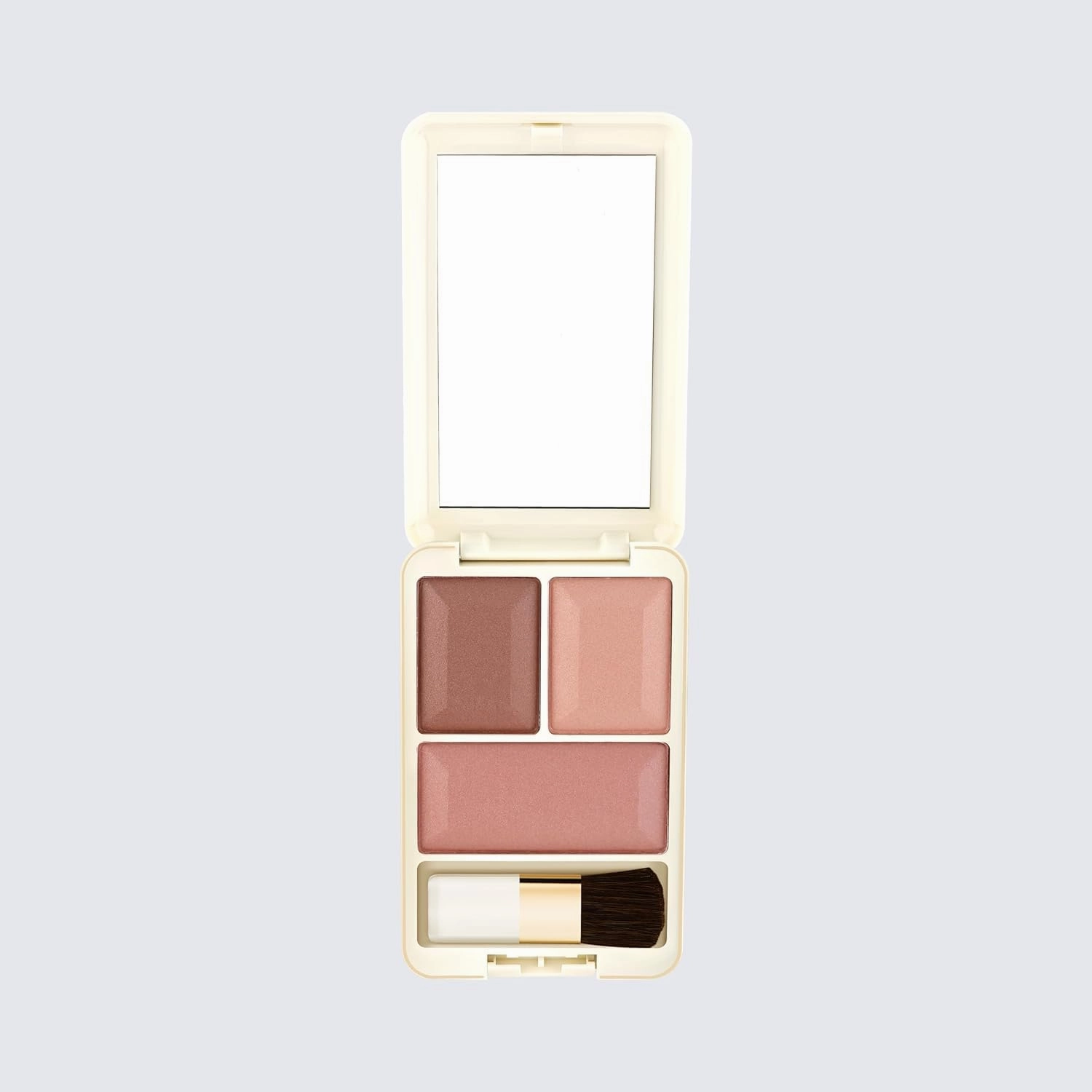 Professional blusher Palette 3 Color Blush Palette Cheek Blusher for Face Makeup (With Mirror) (05)