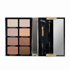 Profusion Cosmetics Trendsetter 8 Shade Bronzer and Highlighter Palette, Define and Sculpt Facial Features with Richly Pigmented Shades