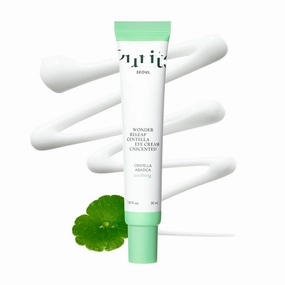 PU.RITO Centella Unscented Eye Cream, Korean Centella, for Sensitive Skin, Soothing, Facial Eye Cream for face, Dark Circles, Wrinkles, Puffiness, K-Beauty, Vegan & Cruelty-Free, 30ml 1fl.oz